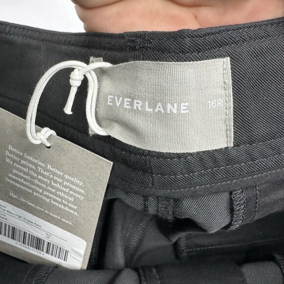 Everlane Women's NWT‎ Black The Way-High Drape Minimalist Pant 16/W37/L31.5 - Picture 5 of 13